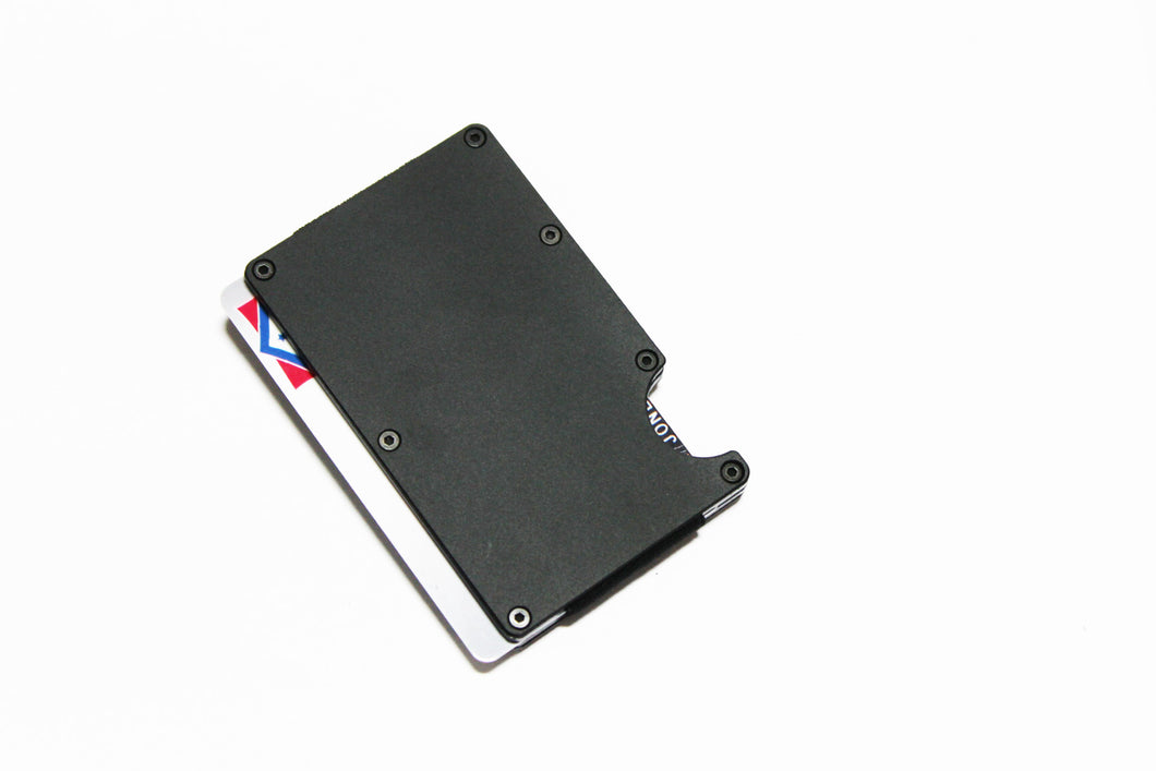 Card and Clip (Black Metal)