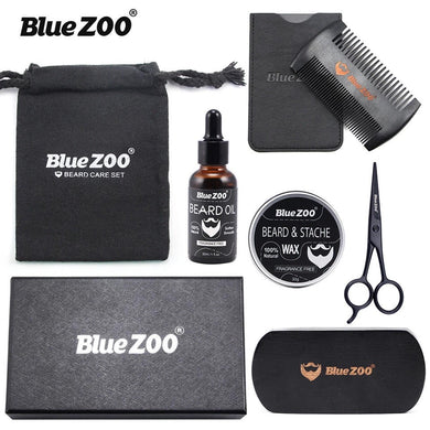 6pc Beard Kit (Blue ZOO)